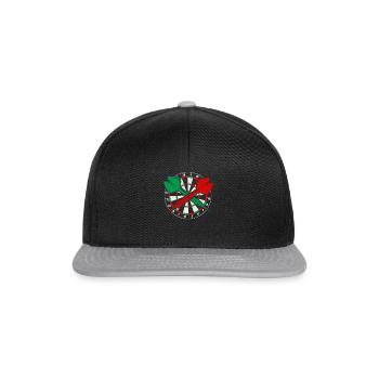 Darts game Darts game Dartset Dartboard and arrows - Snapback Cap - black/grey - Front