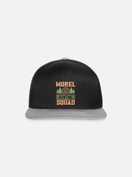 Morcheln - Snapback Cap - Schwarz/Grau