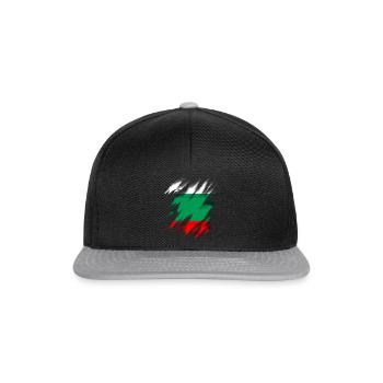 Bulgarien Bulgaria - Snapback Cap - black/grey - Front