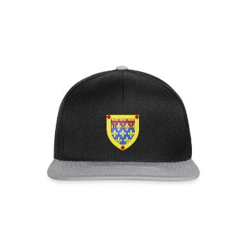 Blason département du Pas de Calais - Casquette snapback - noir/gris - Devant