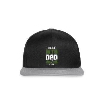 Enduro MTB Mountain Bike Riding - Snapback Cap - black/grey - Front