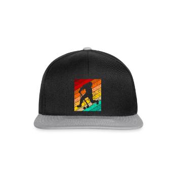 Feldhockey Fieldhockey Hockey Hallenhockey - Snapback Cap - Schwarz/Grau - Vorne