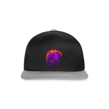 Ours de feu - Casquette snapback - noir/gris - Devant