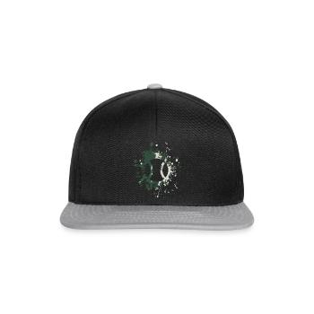 Tennisball Color Splash - Snapback Cap - Schwarz/Grau - Vorne