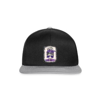 Purple Lupus Conscience Léopard Messy Bun Warrior - Casquette snapback - noir/gris - Devant