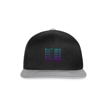 Pontianak Malaiische Mythologie Indonesisch Retro - Snapback Cap - Schwarz/Grau - Vorne