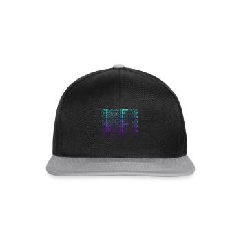 Day Trader Trading Market Exchange Retro - Casquette snapback - noir/gris - Devant