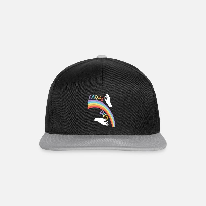 Nutze den Tag - Snapback Cap - Schwarz/Grau