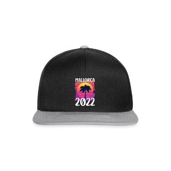Mallorca 2022 - Snapback Cap - Schwarz/Grau - Vorne
