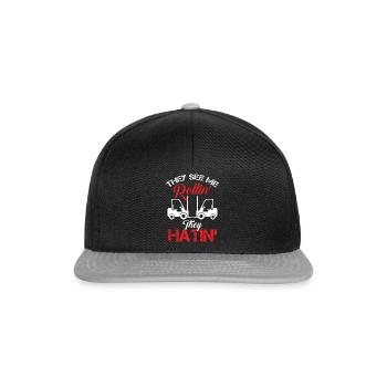 They See Me Rollin' They Hatin' - Conduite de chariot élévateur - Casquette snapback - noir/gris - Devant