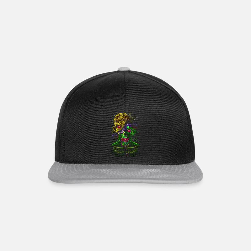 Zombie in einem anderen Zombie - Snapback Cap - Schwarz/Grau