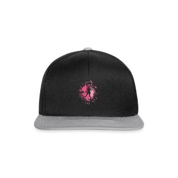 Tennis Counter Color Splash - Snapback Cap - black/grey - Front