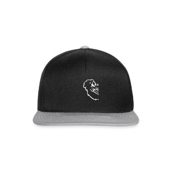 Lustiger Papagei Bird Lover Lustiger - Snapback Cap - Schwarz/Grau - Vorne