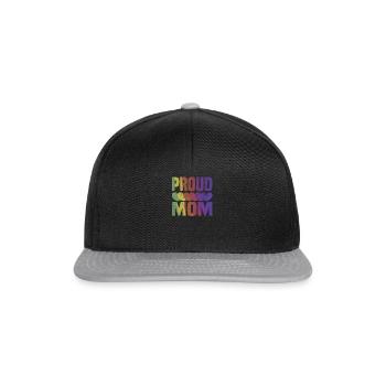 Lgbt Lesbienne Rainbow Flag Bisexuel Queer - Casquette snapback - noir/gris - Devant