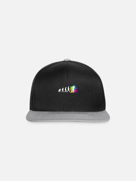 Paintball Evolution Paintballer - Snapback Cap - Schwarz/Grau