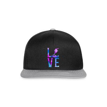 Parkour Free Running Traceur - Casquette snapback - noir/gris - Devant