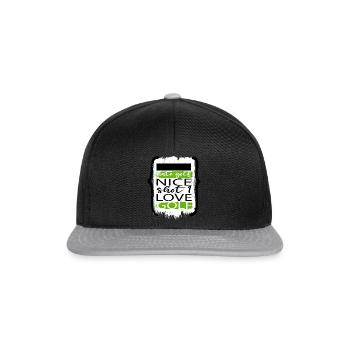 balle de golf cadeau d’anniversaire idée golfmom - Casquette snapback - noir/gris - Devant