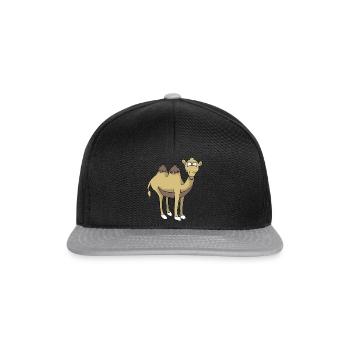 Camel - Snapback Cap - black/grey - Front