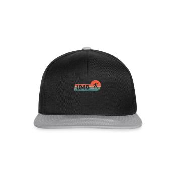 Escrimeur né en 1946 Anniversaire escrimeur athlète - Casquette snapback - noir/gris - Devant