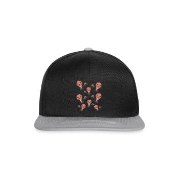 Compost Worms Nice Worm Funny Wur - Snapback Cap - black/grey - Front