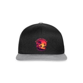 Punta Cana Dominican Family Palm Summer Vacation 2 - Casquette snapback - noir/gris - Devant