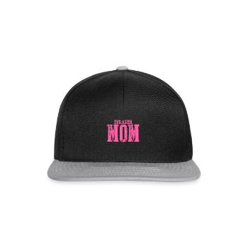 Eurasier Mom Dog - Snapback Cap - black/grey - Front