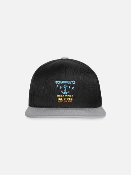 Scharbeutz Ostsee Scharbeutzer Souvenir - Snapback Cap - Schwarz/Grau