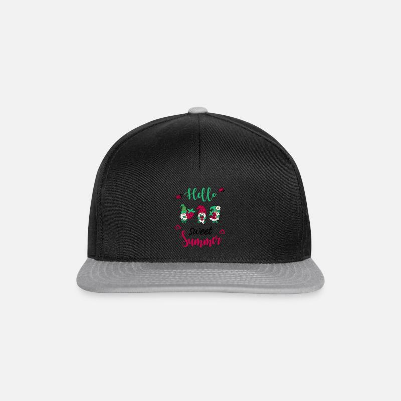 Gnomies Strawberry - Snapback Cap - Schwarz/Grau