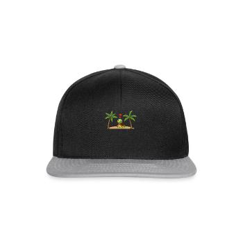 Turtle Palm Sweet Turtle Lovers - Snapback Cap - black/grey - Front