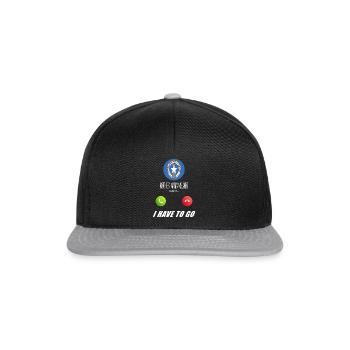 Les îles Mariannes du Nord appellent aux drapeaux Lusiger En disant - Casquette snapback - noir/gris - Devant
