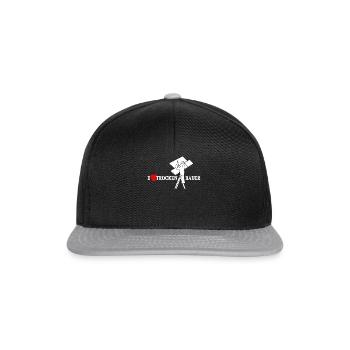 Trockenbaumonteur Sprüche Trockenbauer Geschenk - Snapback Cap - Schwarz/Grau - Vorne