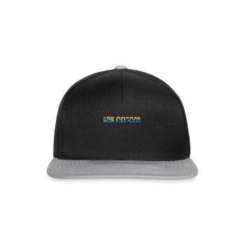 Crème glacée Retro Vintage Cone - Casquette snapback - noir/gris - Devant