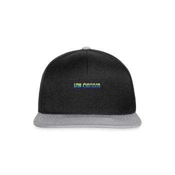 Crème glacée Retro Vintage Cone - Casquette snapback - noir/gris - Devant