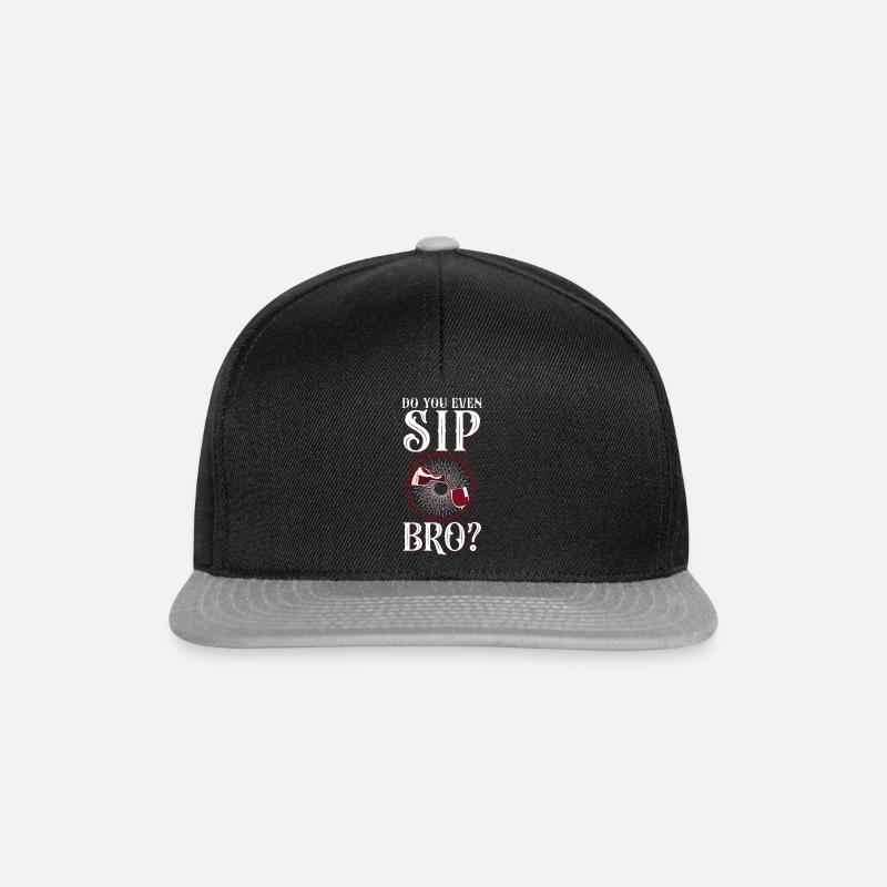 Sommelier Wine Drinking Tasting Do - Snapback Cap - black/grey