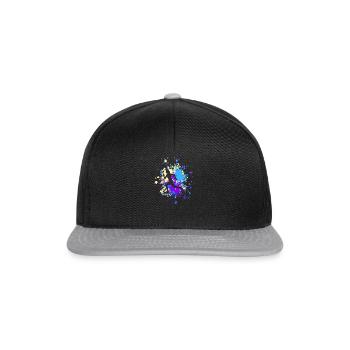 Athlétisme Run Color Splash - Casquette snapback - noir/gris - Devant