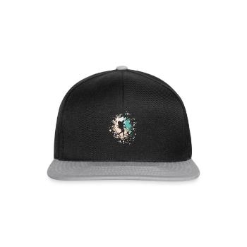 Hike Color Splash - Snapback Cap - black/grey - Front