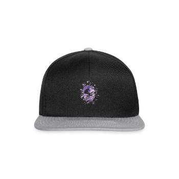 Bicycle Bike Tricks Color Splash - Snapback Cap - Schwarz/Grau - Vorne