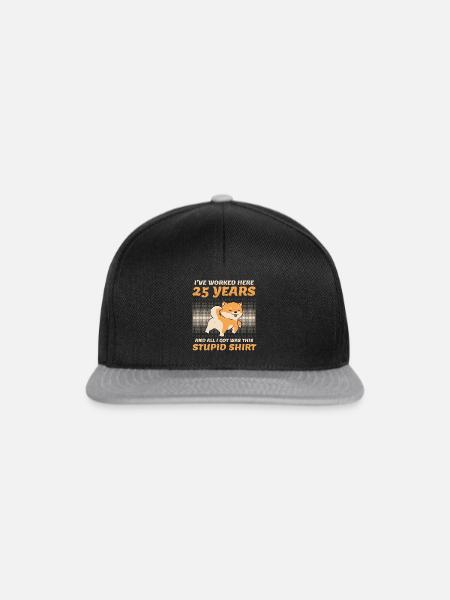 Dienstjubiläum 25 Jahre Firmenjubiläum - Snapback Cap - Schwarz/Grau