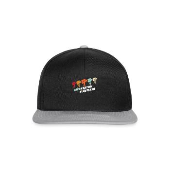 Trockenbauer Trockenbaumonteur Trockenbau - Snapback Cap - Schwarz/Grau - Vorne