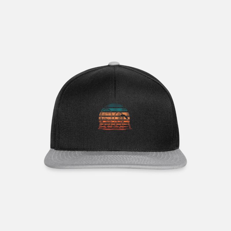 Roller Coaster Retro Vintage - Snapback Cap - Schwarz/Grau