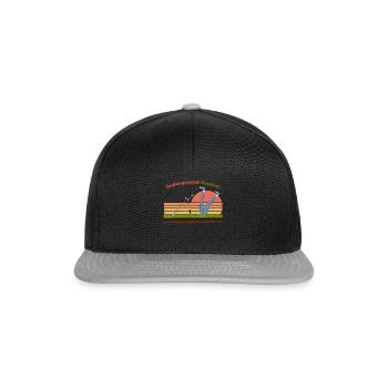 Underground-Leidenschaft für Detektive - Snapback Cap - Schwarz/Grau - Vorne