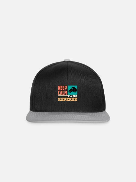 Ich bin der Schiedsrichter - Snapback Cap - Schwarz/Grau