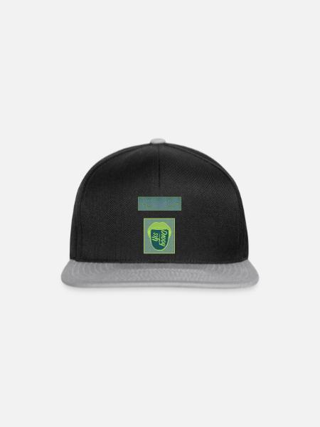 Yes Daddy grün - Snapback Cap - Schwarz/Grau