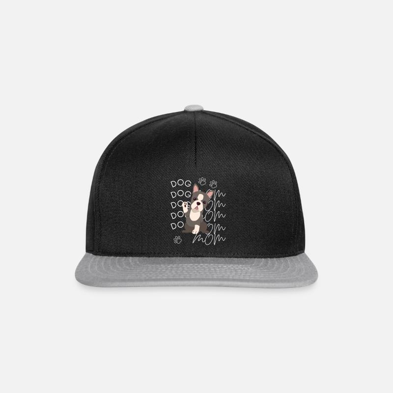 Dogmom - Snapback Cap - Schwarz/Grau