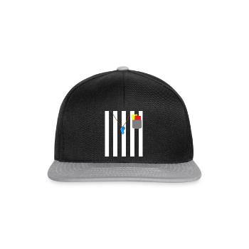 Tenue d’arbitre Devise Party Shiri - Casquette snapback - noir/gris - Devant
