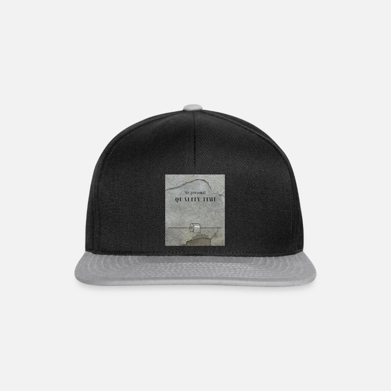 Quality Time - Snapback Cap - Schwarz/Grau