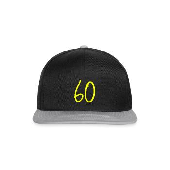 birthday gift 60 years - Snapback Cap - black/grey - Front