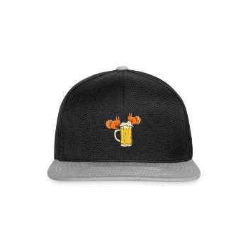 Écureuil, drôle d’écureuil, écureuil - Casquette snapback - noir/gris - Devant