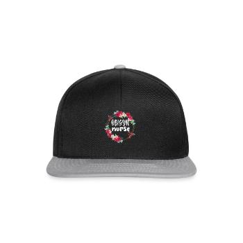 Obstetrics Gynecology OB GYN Nurse - Snapback Cap - black/grey - Front