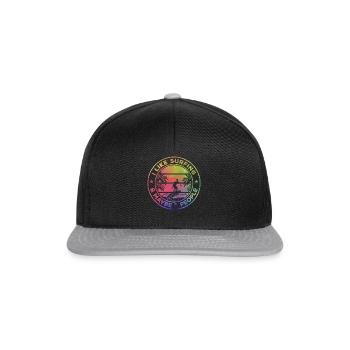 Surf J’aime le surf et peut-être 3 personnes - - Casquette snapback - noir/gris - Devant